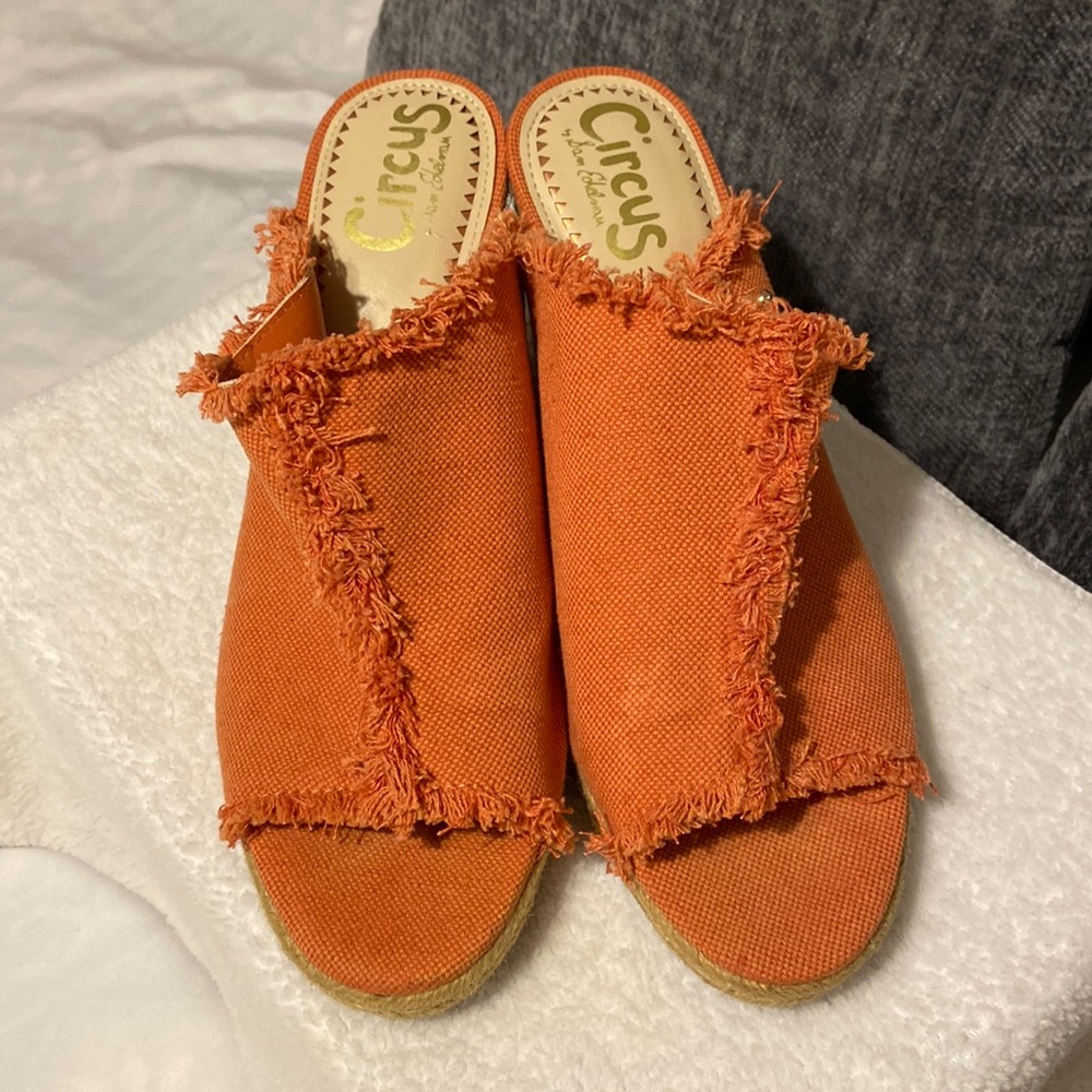 Sam Edelman - Circus - Platform Wedges Slip on Sandals - Size 10